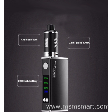 80w box mod huge vapor e-cigarette kit vape
